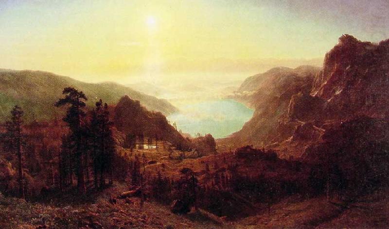 Donner Lake from the Summit, Albert Bierstadt